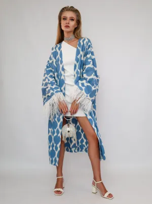 100% Cotton Kimono “Calm Lagoon”