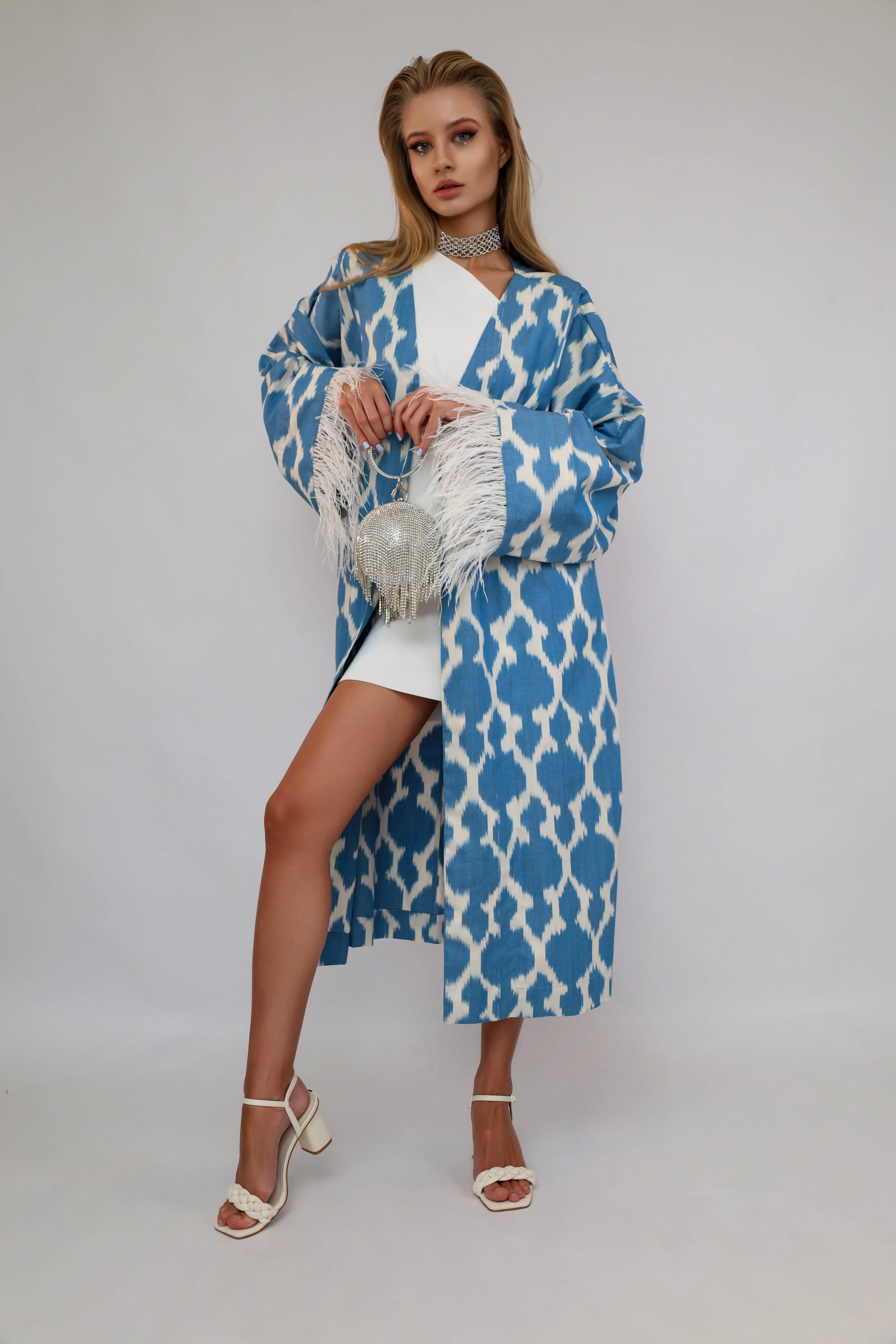 100% Cotton Kimono “Calm Lagoon”