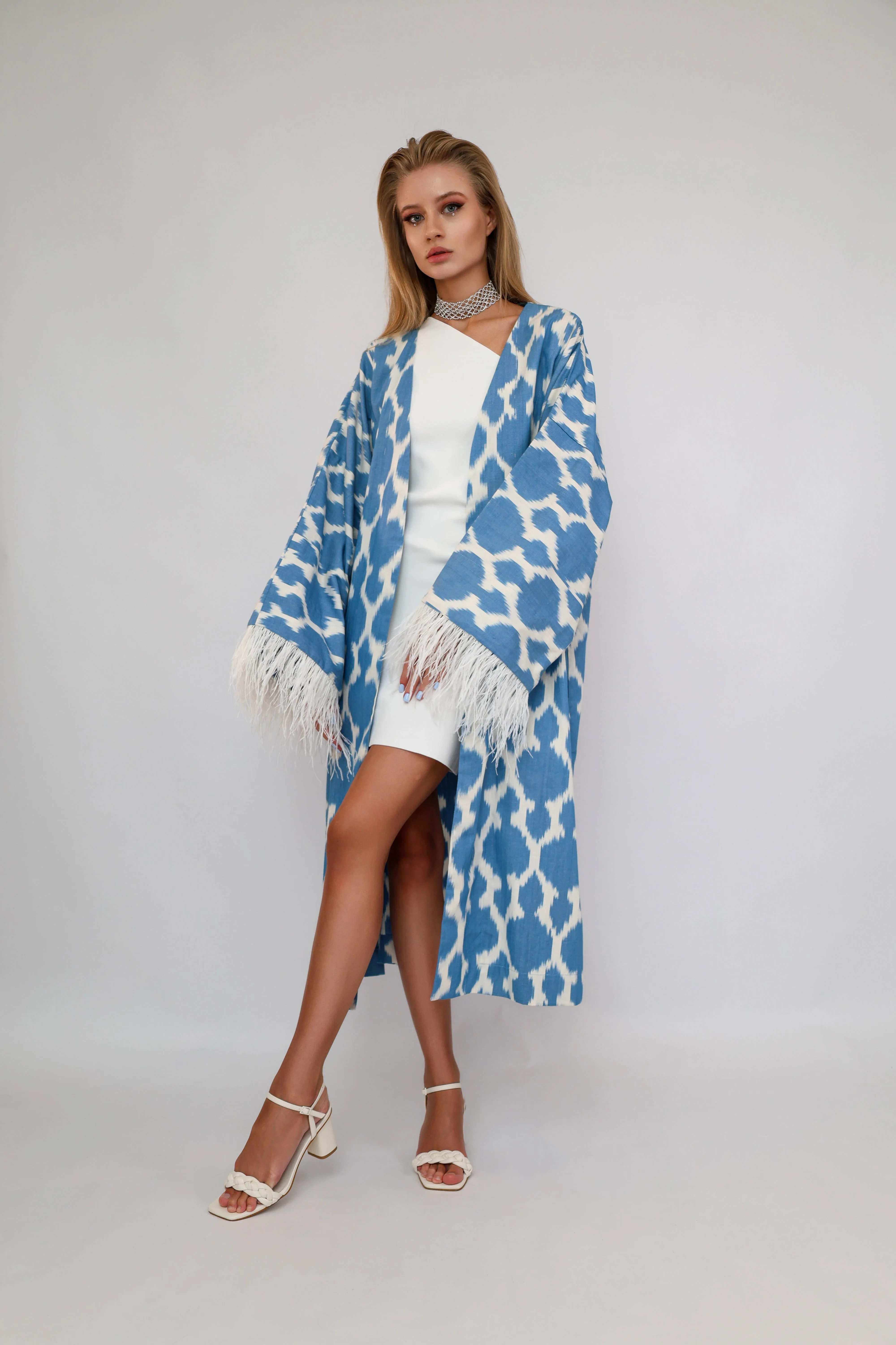 100% Cotton Kimono “Calm Lagoon”