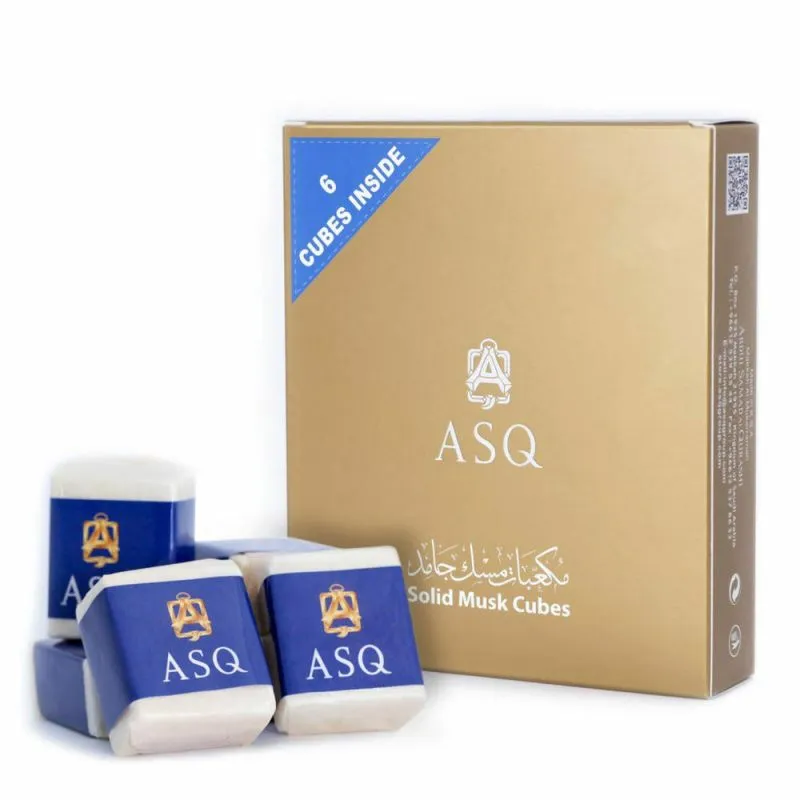 Abdul Samad Al Qurashi Solid Musk Cubes - 6 cubes