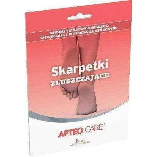 APTEO CARE Exfoliation socks x 1 pair, exfoliating socks