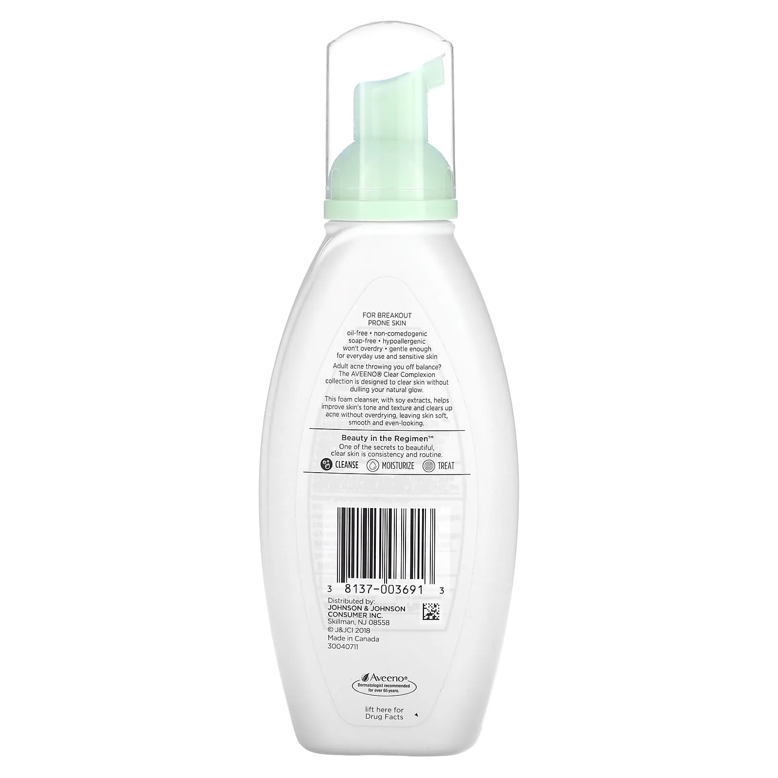 Aveeno Clear Complexion Foaming Cleanser 6oz