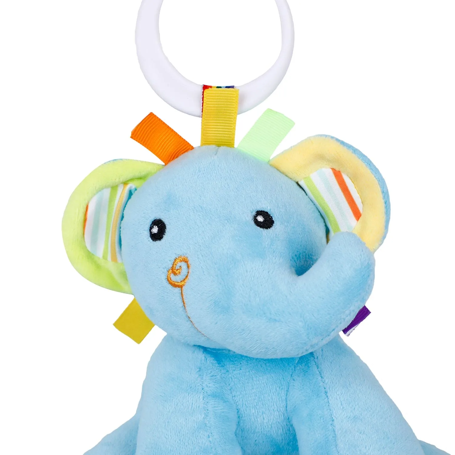 Baby Moo Baby Elephant Hanging Musical Pulling Toy - Blue