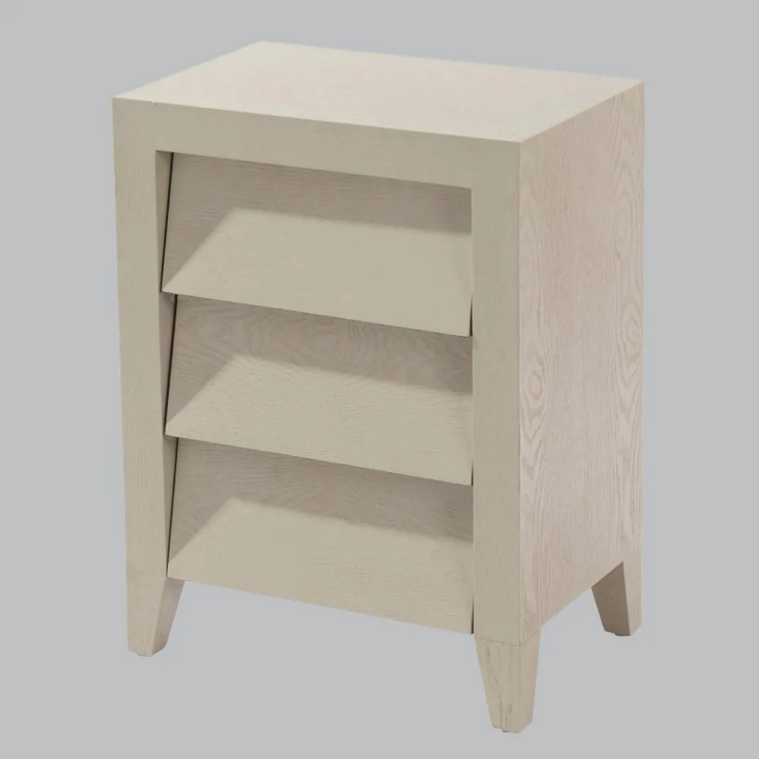 Brio Ceramic Grey Bedside