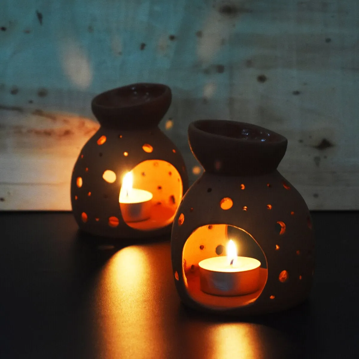 Coco Nano Aroma Diffuser- Set of 2 with Free 2 Soywax Tealights