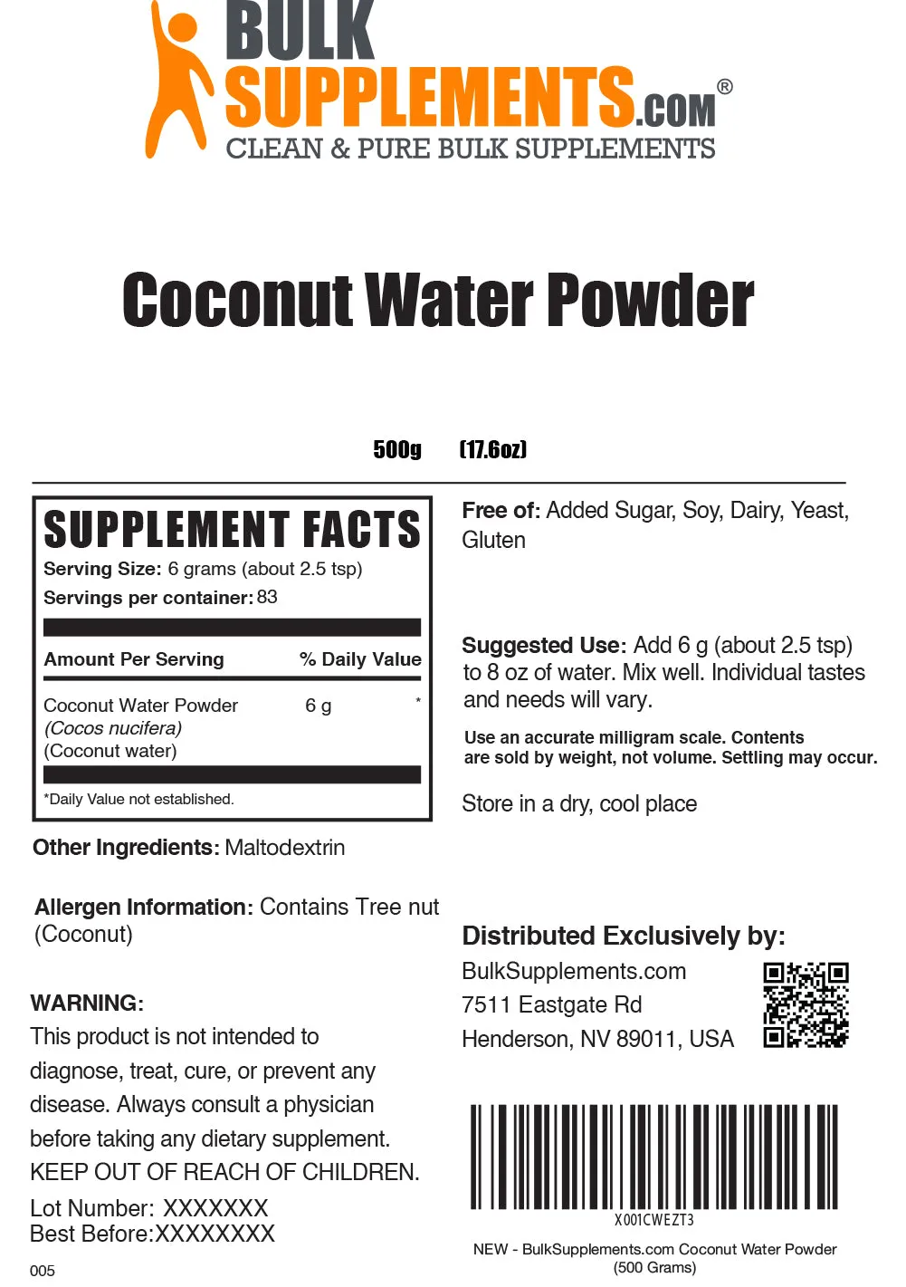 Coconut Water Powder