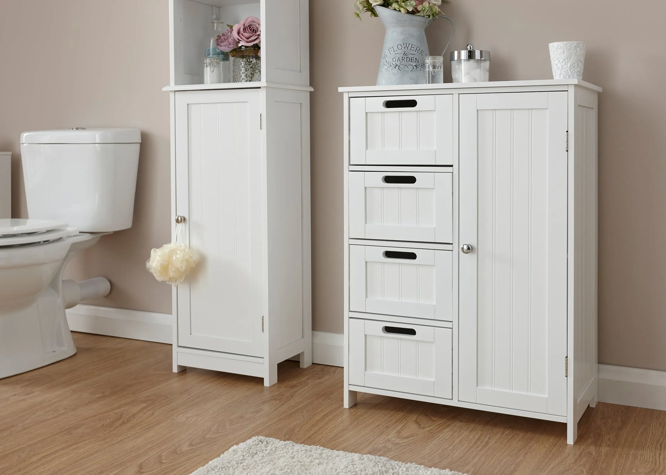 Colonial Multi Cabinet White