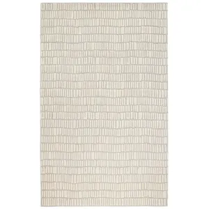 Dash & Albert Roark Ivory Tufted Wool Rug