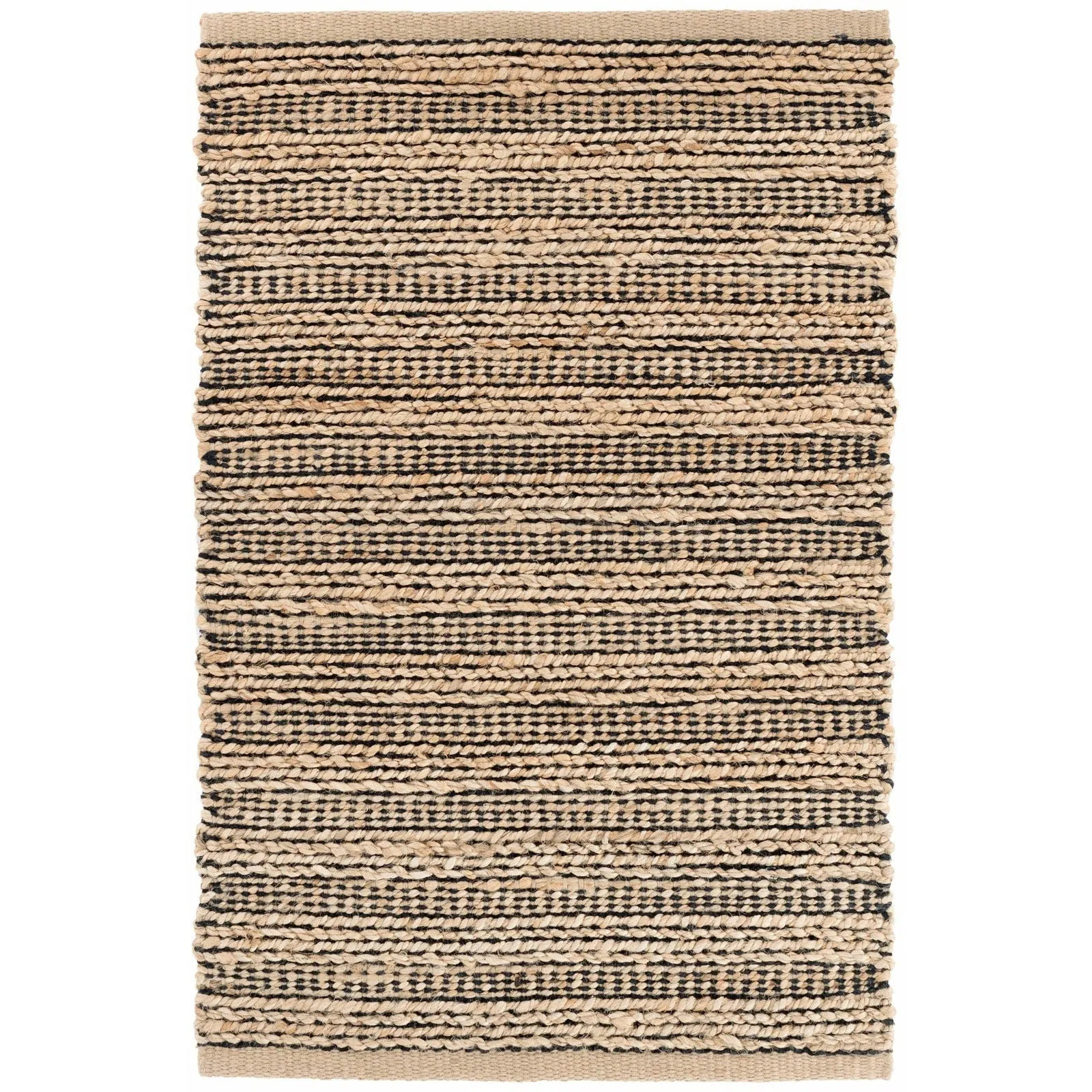 Dash & Albert Simba Black Woven Jute Rug