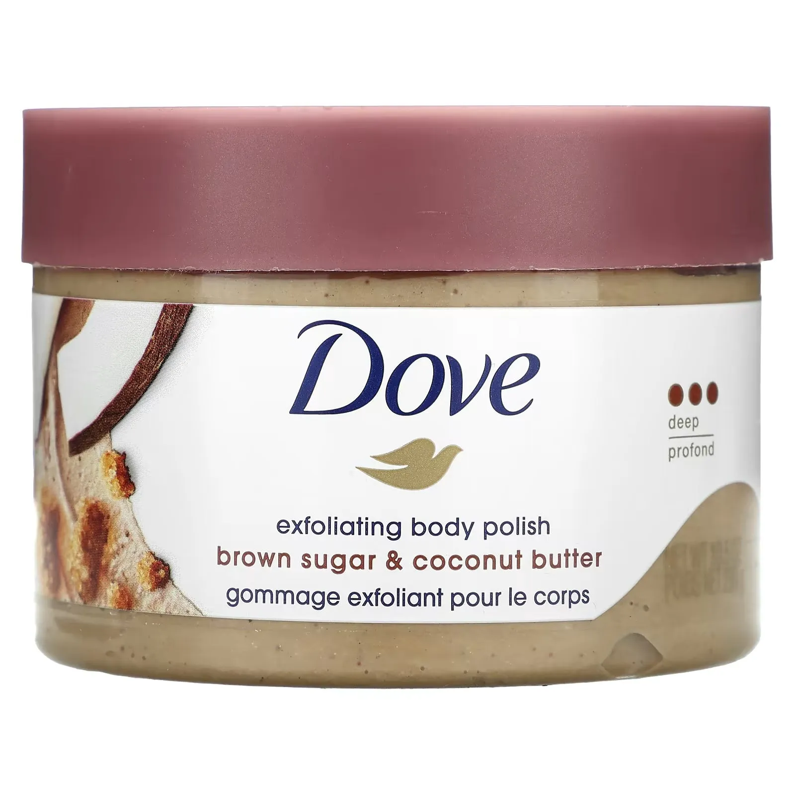 Dove Exfoliating Body Scrub, Brown Sugar and Coconut Oil