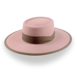 Dusty Pink Western Hat in Durable Fur Felt | The Baron