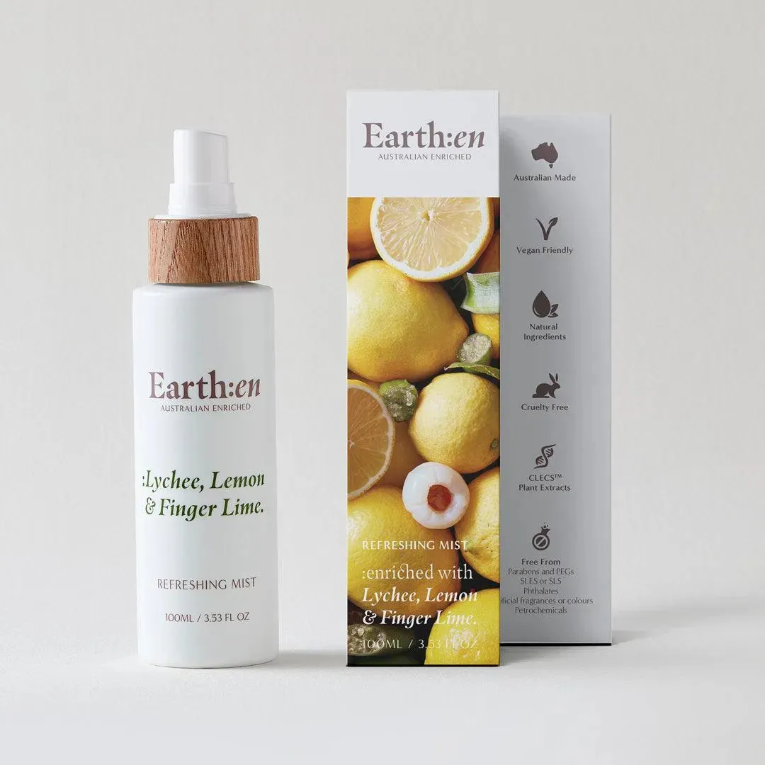 Earth:en Refreshing Mist, Lychee, Lemon & Finger Lime