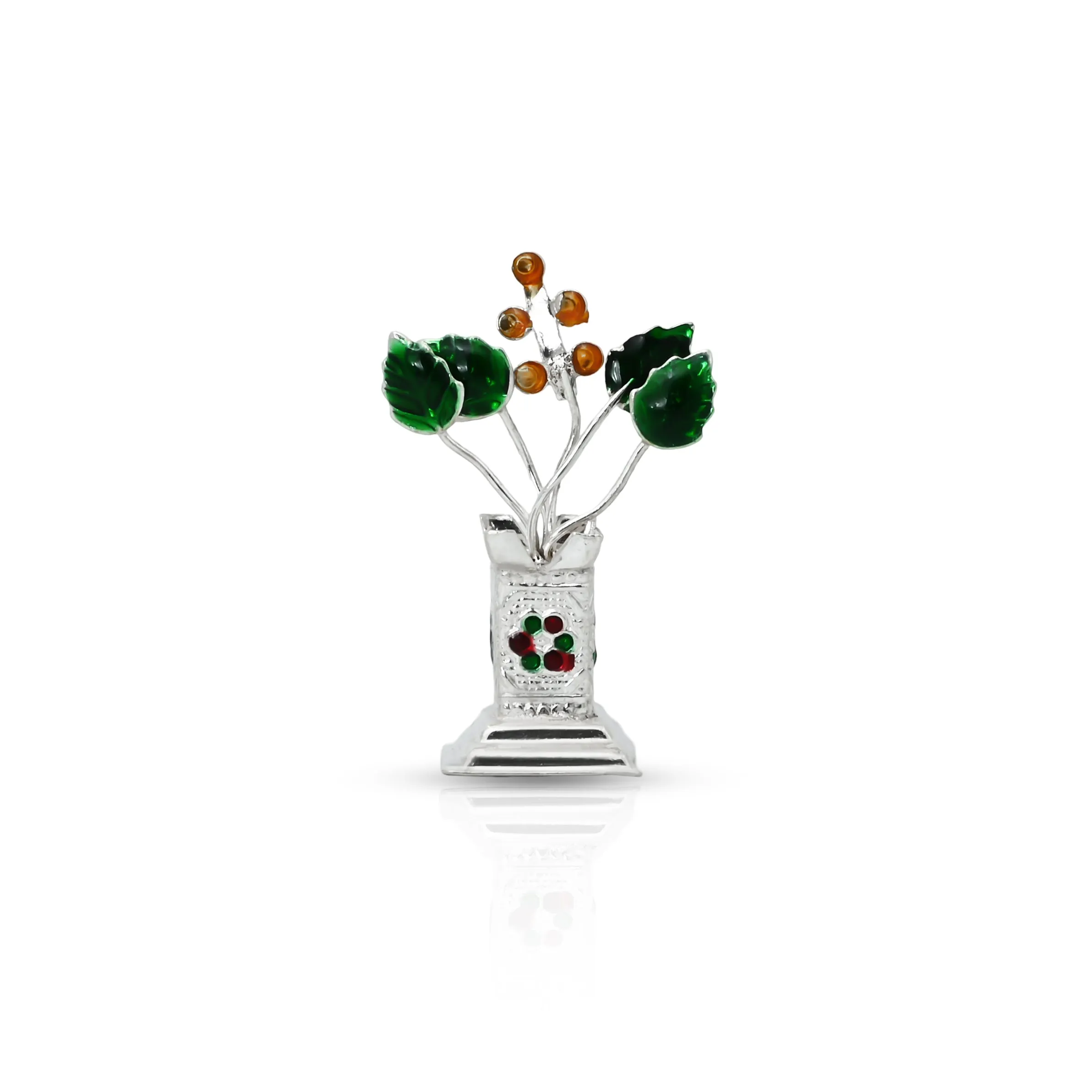 Elevate Your Space with Our Elegant Silver Tulsi Plant