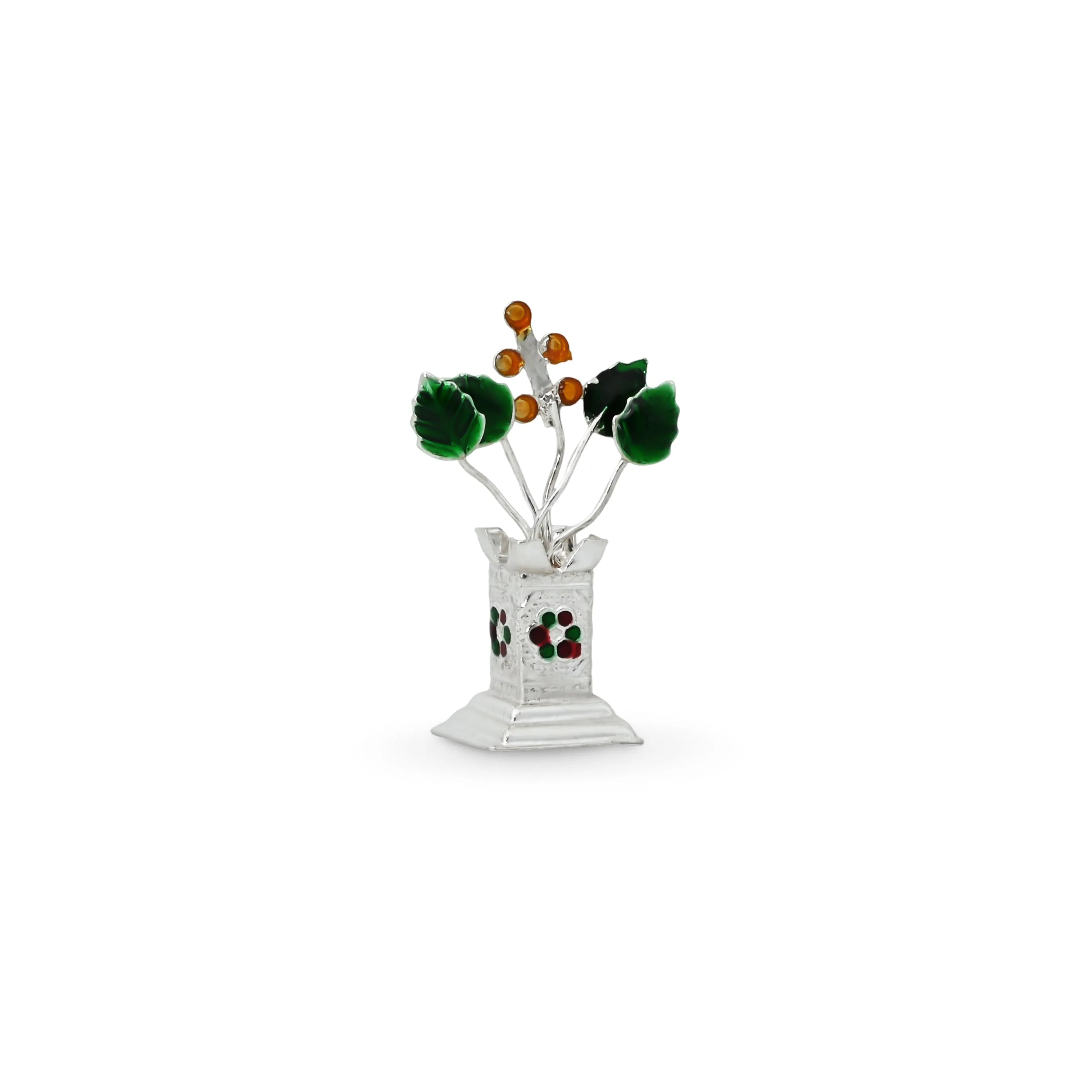 Elevate Your Space with Our Elegant Silver Tulsi Plant