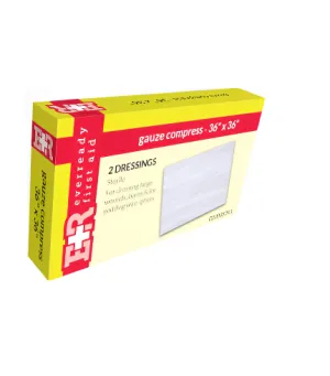 Ever Ready First Aid Gauze Compress Bandage, Sterile, 36" x 36", in Kit Unit Box