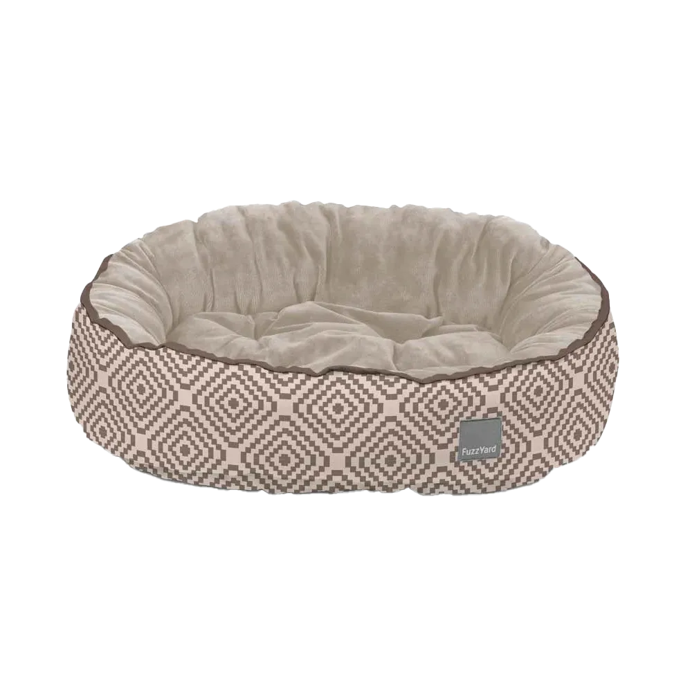 Fuzzyard Reversible Bed - Malta Mocha L 75cm x 80cm