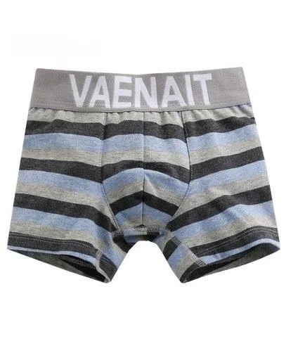 Gentle Grey Striped Boys Boxers