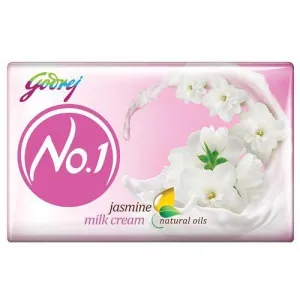 Godrej No.1 Jasmine & Milk Cream Soap