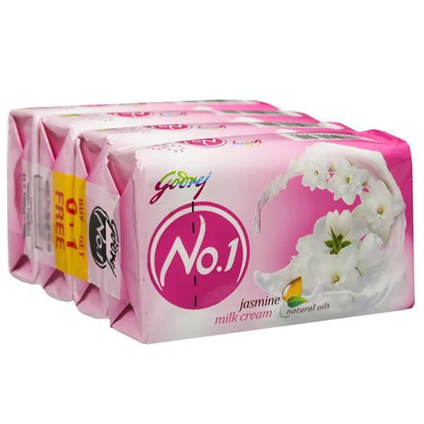 Godrej No.1 Jasmine & Milk Cream Soap