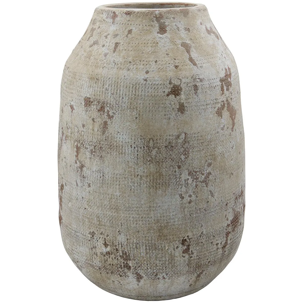 Hafe Beige Terracotta Vase