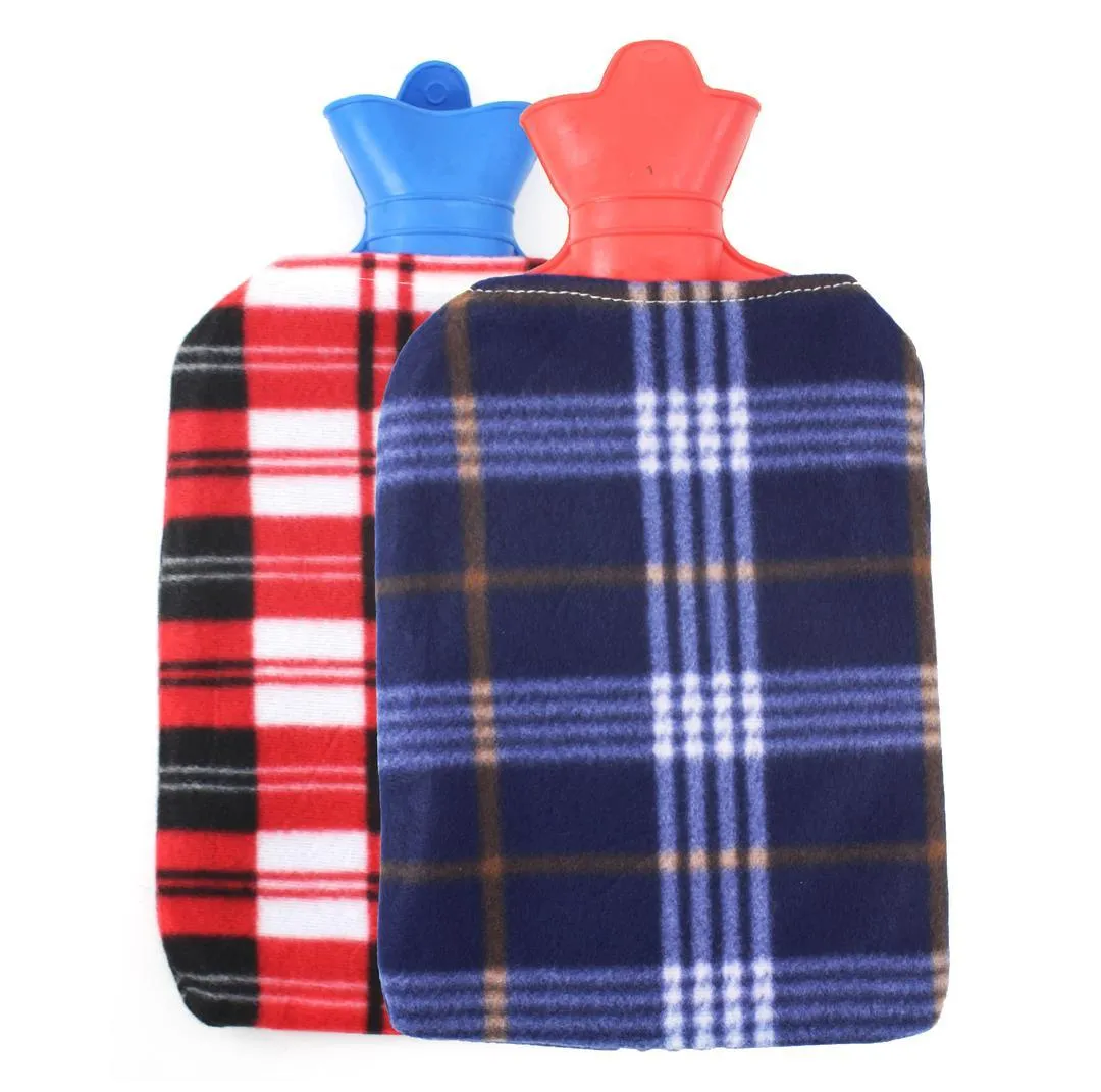 Hot Water Bottle With Bottle Cover for Pain Relief, Menstrual Cramps and Aches 2-Litre