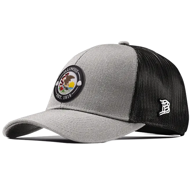 Illinois Compass Stretch Snapback Trucker