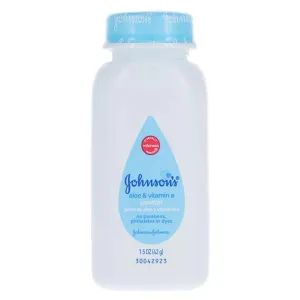 Johnson's Baby Powder Cornstarch Aloe Vitamin E 1.5oz