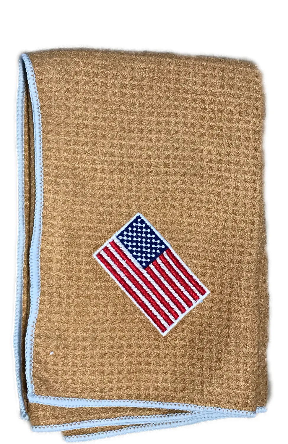 Joseph Elliott USA Embroidered Flag 18 x 18 Micro Fiber Towels