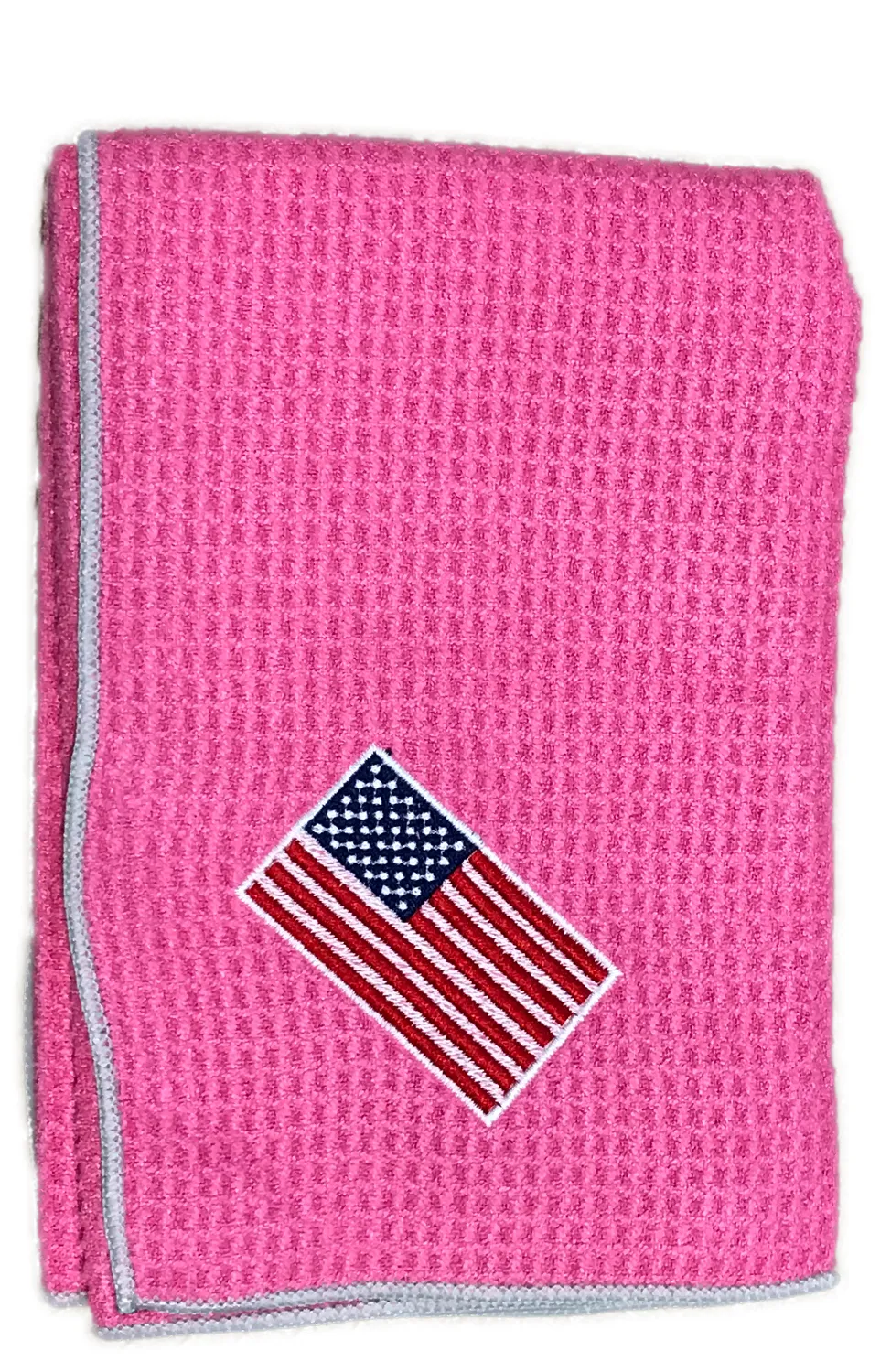 Joseph Elliott USA Embroidered Flag 18 x 18 Micro Fiber Towels