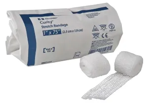 Kendall Conform™ Non-Sterile Stretch Bandage, Soft Pouch, Low Lint, High Absorbency, Moderate Stretch 1" x 75"