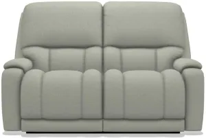 La-Z-Boy Greyson Tranquil Reclining Loveseat with Headrest