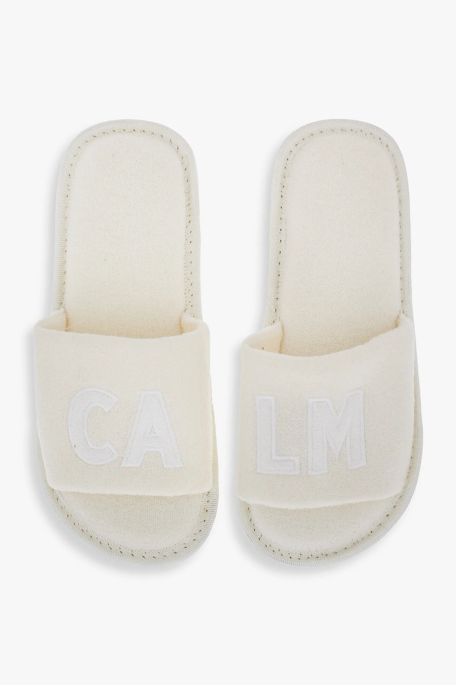 Ladies Terry Calm Relaxing Slipper Slides