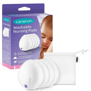 Lansinoh Washable Nursing Pads (Pack of 4)