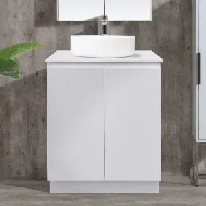 LUCA 600mm Bathroom Vanity   Luxe Stone Top