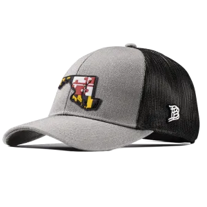 Maryland 7 PVC Stretch Snapback Trucker