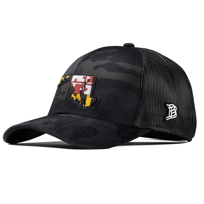 Maryland 7 PVC Stretch Snapback Trucker