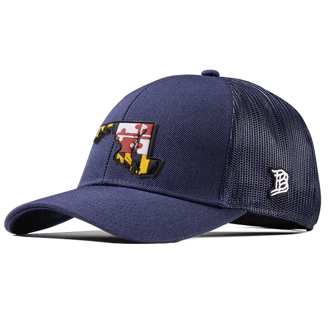 Maryland 7 PVC Stretch Snapback Trucker