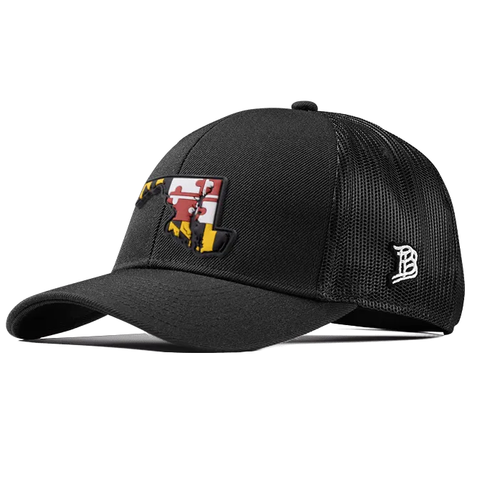 Maryland 7 PVC Stretch Snapback Trucker