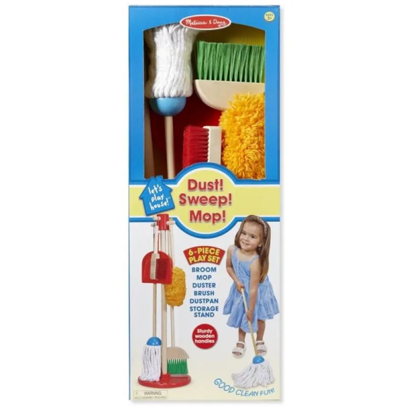 Melissa & Doug Dust! Sweep! Mop! Set