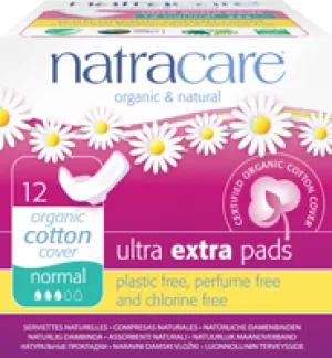 Natracare Normal Ultra Extra Pads (12 Count)