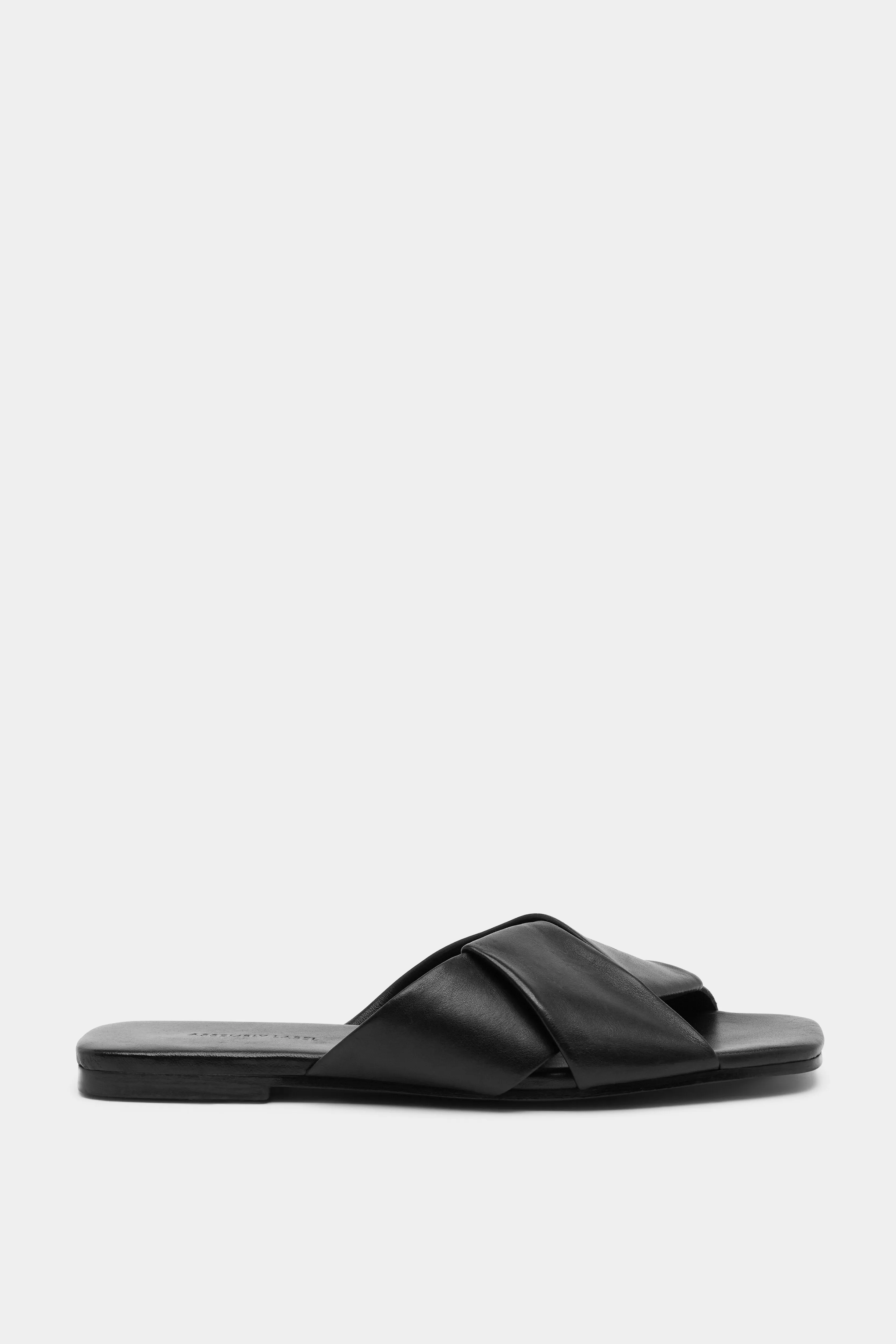 Nell Leather Slide