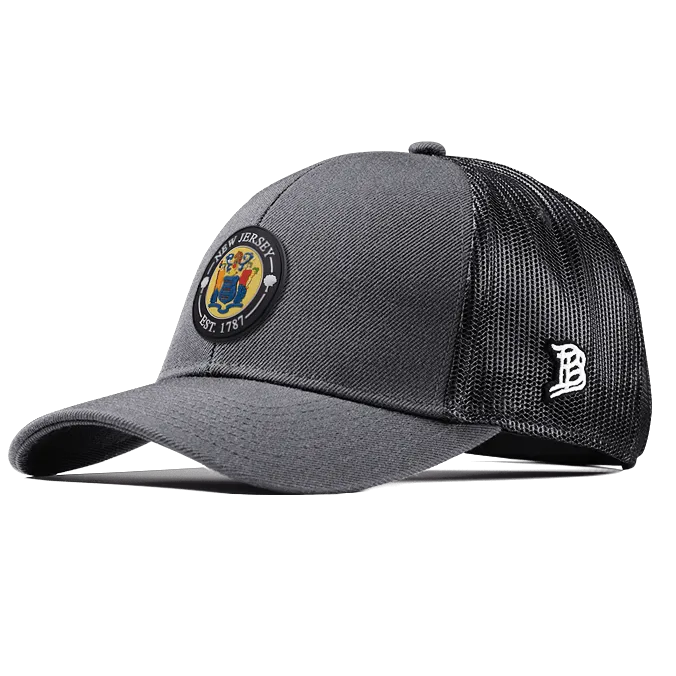 New Jersey Compass Stretch Snapback Trucker