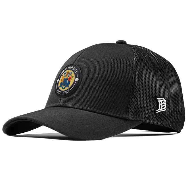 New Jersey Compass Stretch Snapback Trucker