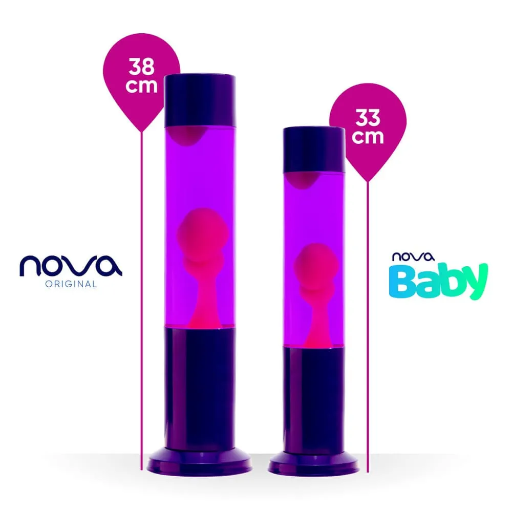 Nova Baby Colour Lava Lamp Purple