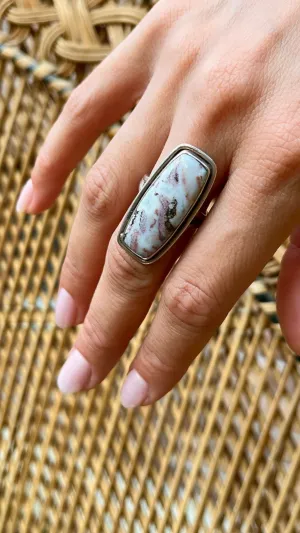 Ocean Jasper Sterling Silver Ring