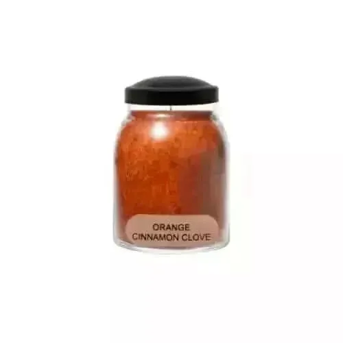 Orange Cinnamon Clove Scented Candle Baby Jar