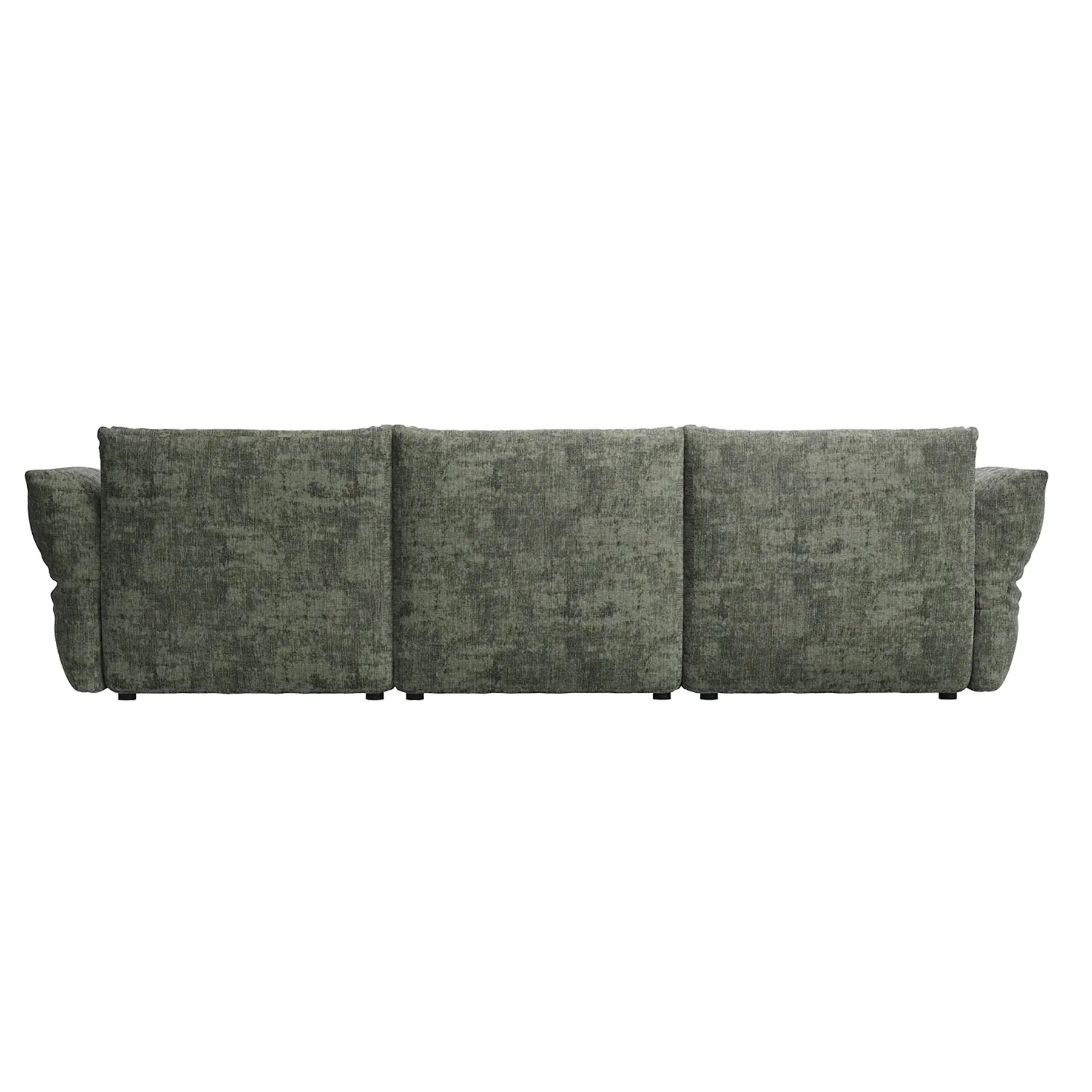 Puff Left Hand Chaise Sofa - Solo Fern