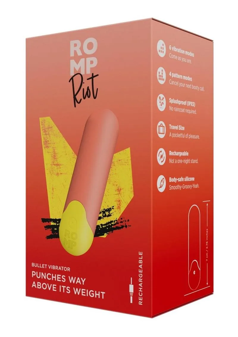 Romp Riot Rechargeable Silicone Bullet