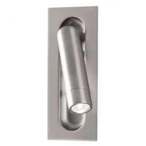 Scope 7 in. LED Wall Sconce with pivotable arm 3000K Brushed Nickel Finish