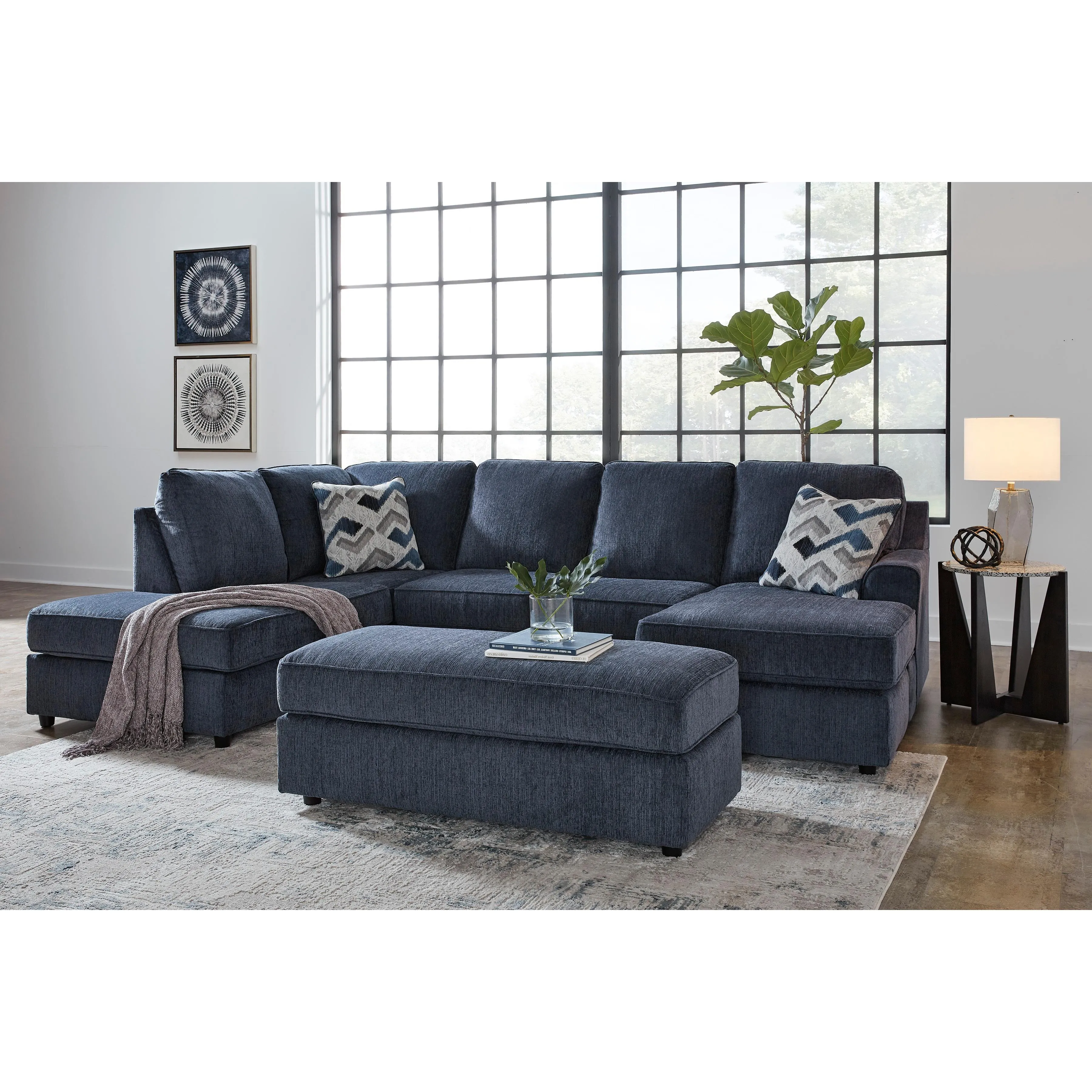 Signature Design by Ashley Albar Place Fabric 2 pc Sectional 9530216/9530203